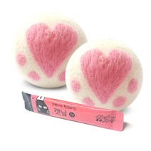 힐링타임 빅 인조모 장난감 7cm NH-0178 + 캣닢가루, 젤리발바닥(핑크), 2개입