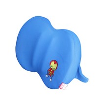 마블 히어로 차량용 등쿠션, 블루(아이언맨), 1개