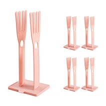 블럭마트 주방 다용도 고무장갑 건조대 건조선반, 핑크, 5개입