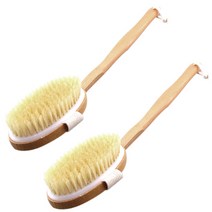 더자카 분리형 등밀이 샤워솔 Y201LBBI045, 혼합 색상, 2개