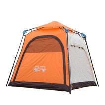 마운틴이큅먼트 피싱 자동텐트, 오렌지, 2~3인용