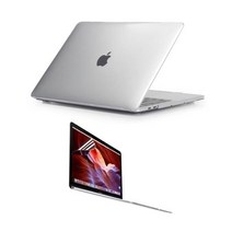 뉴비아 맥북용 액정보호필름   크리스탈 하드케이스 투명 맥북 프로 터치바 13 A1706, 1세트