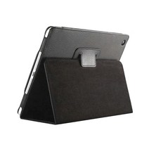 뉴비아 가죽 PU 아이패드 케이스 + 터치펜 랜덤 발송, 블랙