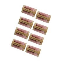 세븐스타 참빗 머리빗 원목, 네츄럴 우드 + 체리 목, 8개입