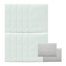 왈가닥스 해피니스 엽서 봉투 10p + 스티커 실버 12p, 스카이, 1세트