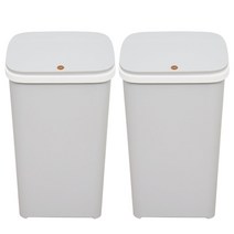 바람 릴리 원터치 휴지통 20L, 그레이, 2개입