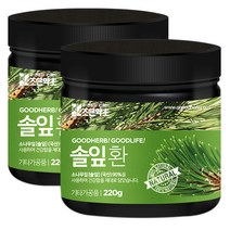 굿허브 프리미엄 솔잎환, 2개입, 220g