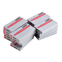 LAMY 잉크 만년필 카트리지 5p, 레드, 20개입