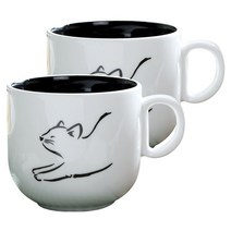 쓰임 마이리틀 머그컵 400ml, 키티, 2개입