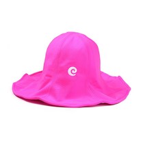 더시럽 UV 튤립캡 래쉬가드 모자, 핫핑크