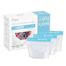 레디시 와이드 스탠딩 지퍼백 중형 20p, 1개, 중(M)