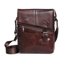 블루마운트 가죽 남성 크로스백 4116