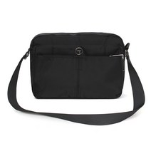 블루마운트 캐주얼 등산 크로스백 TYZ09842, 블랙