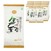 바다소리 장에 찍어먹는 생돌김 반절, 9g, 15개