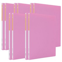 드림 PP 레버화일 A4 2p, 분홍, 5개