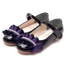 마미트리 여아용 RS주름 줄보석 구두