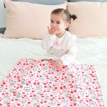 베베슈에뜨 양털느낌 극세사 블랭킷, 하트시그널