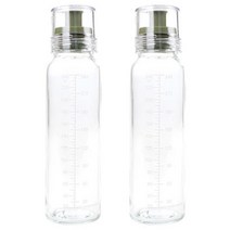 네오플램 눈금 드레싱 오일병 카키, 240ml, 2개