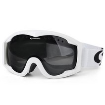 오클렌즈 스키 스노우 보드 고글 S6, 화이트프레임 + 스모그렌즈