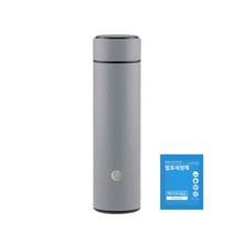 제네시스 터치 텀블러 + 발포세정제, 그레이, 500ml