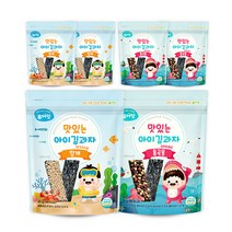 퓨어잇 맛있는 아이김과자 참깨 20g x 3p + 통곡물 20g x 3p 세트, 참깨, 통곡물, 1세트