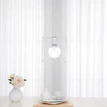 파파 별 1등 팬던트 조명, 화이트