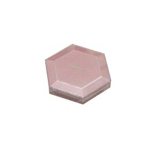 콩 육각샤이닝 콘택트렌즈 케이스, 핑크, 1개
