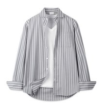 해리슨 남성용 스트라이프 일반 카라 셔츠 JIM1131