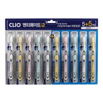 크리오 덴티메이트시즌2 라운딩모 칫솔, 10개입, 1개