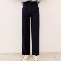 오키진 여성용 모노 롱 일자 스판 슬랙스