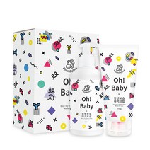 뷰티레시피 오 베이비 아기로션+아기크림 세트, 1세트