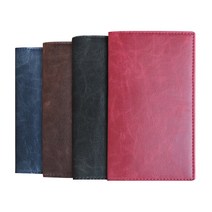 해피바이러스 Vintage notebook 라인 수첩 4종 세트, 레드, 네이비, 브라운, 블랙, 1세트