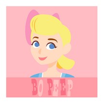 아이러브페인팅 토이스토리4 캐릭터그리기세트 25 x 25 cm, 06 토이스토리4 보핍