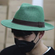아이엠캡 조디 밀짚 중챙 페도라