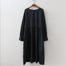 마더라이크 백버튼 임부 롱원피스 Y801