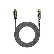 컴스 4K 2K 60Hz ARC 기능 HDMI 2.0 + Micro HDMI 분리형 리피터 광 케이블 CB704 10m, 혼합색상, 1개