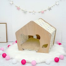 21세기트랜드 반려동물 곰돌이 펫 하우스, 플라워 패턴