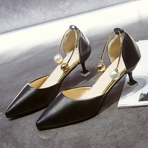 마켓에이 진주 와이어 메리제인 미들힐