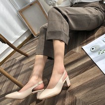 콩 K SHOES 고무줄밴딩 데일리 플랫 슬링백 슈즈