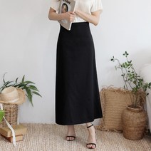 세이스타일 옆지퍼 슬림 A라인 스커트