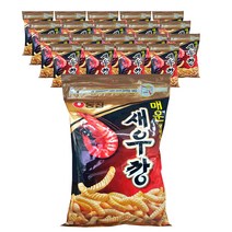 농심 매운새우깡, 90g, 20개