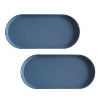 에이드엘 일립스 실리콘 트레이 2p, 터기블루, 2개