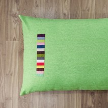 목화솜 린넨 교직 절 대방석, 애플민트