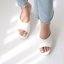 단골언니 여성용 쥬피아 베이직 가보시 뮬 통굽 슬리퍼