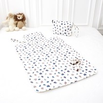 코니아일랜드 휴대용 기저귀 매트, 선인장 블루