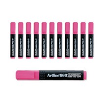 아트라인 형광펜 EK-660, 플로라 핑크, 12개