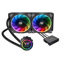 써멀테이크 수냉쿨러 플로우 링 RGB 240 TT 프리미엄 에디션