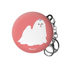 아이무이 마이퍼피 LG 톤플러스 프리 이어폰 하드 케이스 + 키링, 말티즈