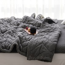 지그재그 60수 워싱 차렵이불