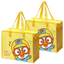 포포팬시 위드 뽀로로 빼꼼 타포린백 2p, 옐로우